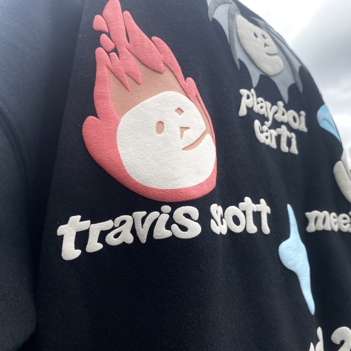 Rock music foam three-dimensional printed hoodie