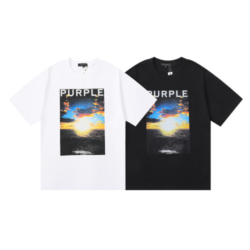 Sea Sunrise Print Short Sleeve Tee 2 colors