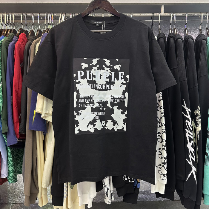 Milk Spot Print High Quality Short Sleeve Tee 2 colors