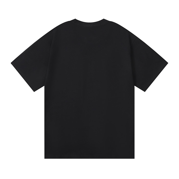 Mushroom Cloud Printed Heavy Double Yarn Short Sleeve Tee 2 colors