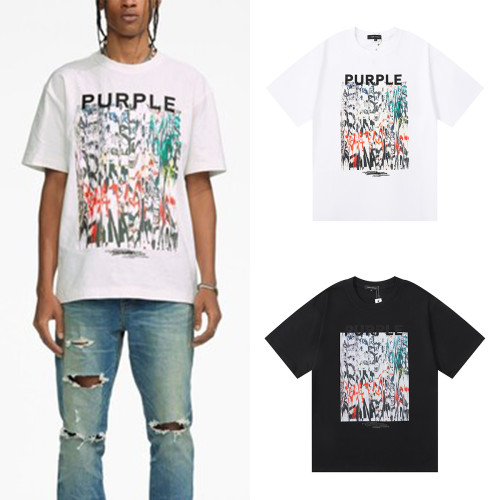 Colorful Printed High Quality Cotton Tee 2 colors
