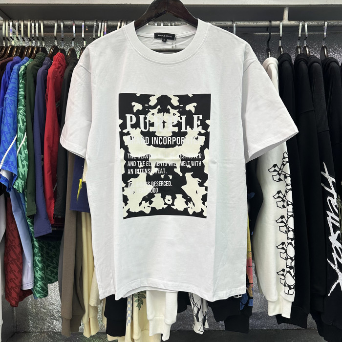 Milk Spot Print High Quality Short Sleeve Tee 2 colors