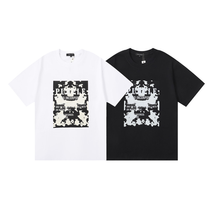 Milk Spot Print High Quality Short Sleeve Tee 2 colors