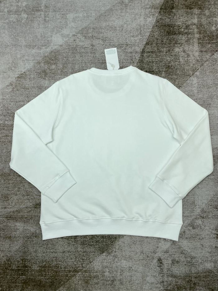 1:1 quality version Inverted Triangle Print Crew Neck Sweatshirt