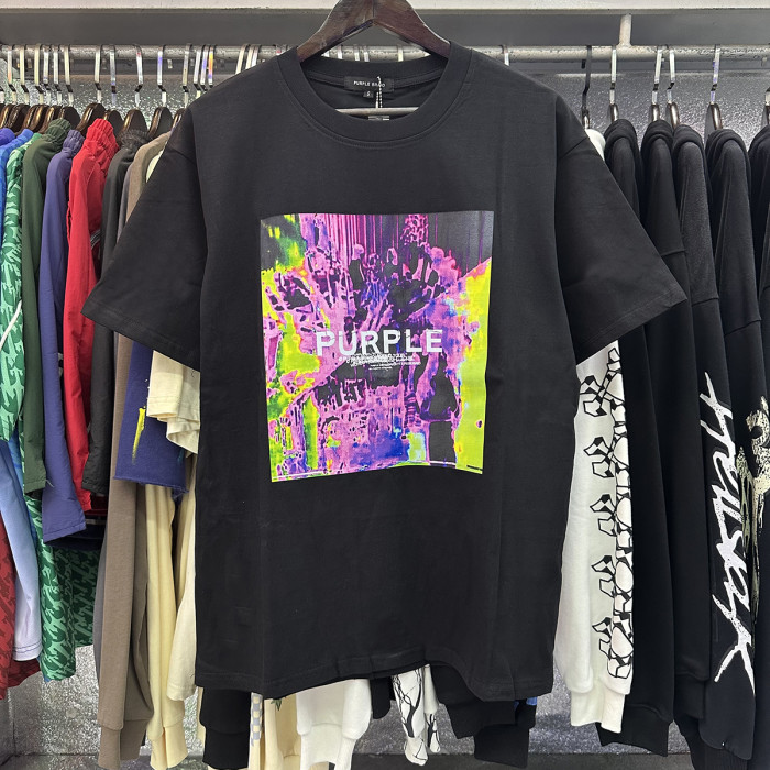 [buy more save more]  Abstract Elements Printed Casual Tee 2 colors