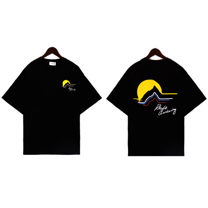 Reversible Sunrise Mountains Print tee