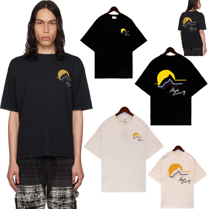 Reversible Sunrise Mountains Print tee