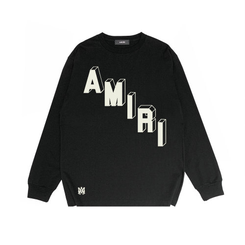 Stereo Alphanumeric Print Long Sleeve T-Shirt 25 colors
