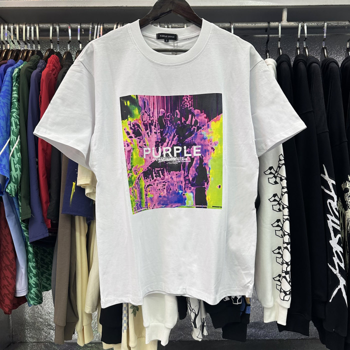 [buy more save more]  Abstract Elements Printed Casual Tee 2 colors