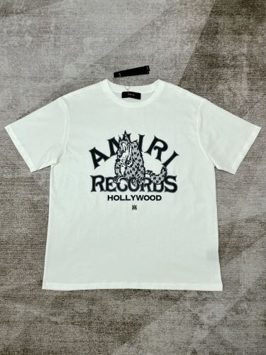 1:1 quality version Wolf and Letter Print tee 2 colors