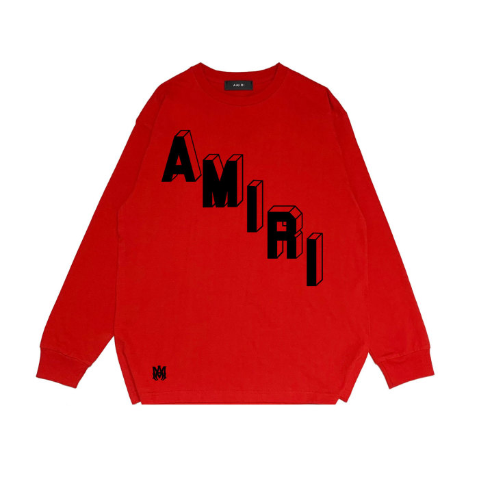 Stereo Alphanumeric Print Long Sleeve T-Shirt 25 colors
