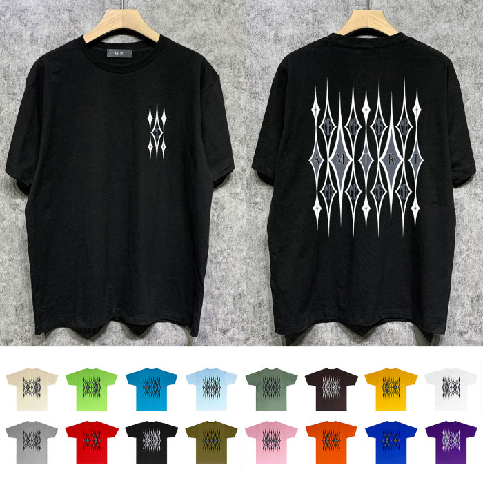 [buy more save more]  Vintage Geometric Print tee 28 colors