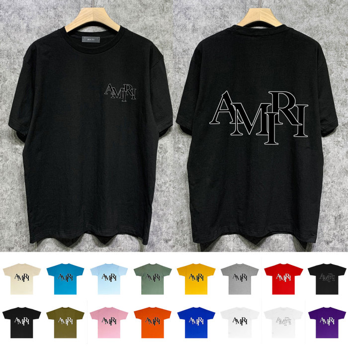 [buy more save more]  Overlapping Letter Print tee 28 colors