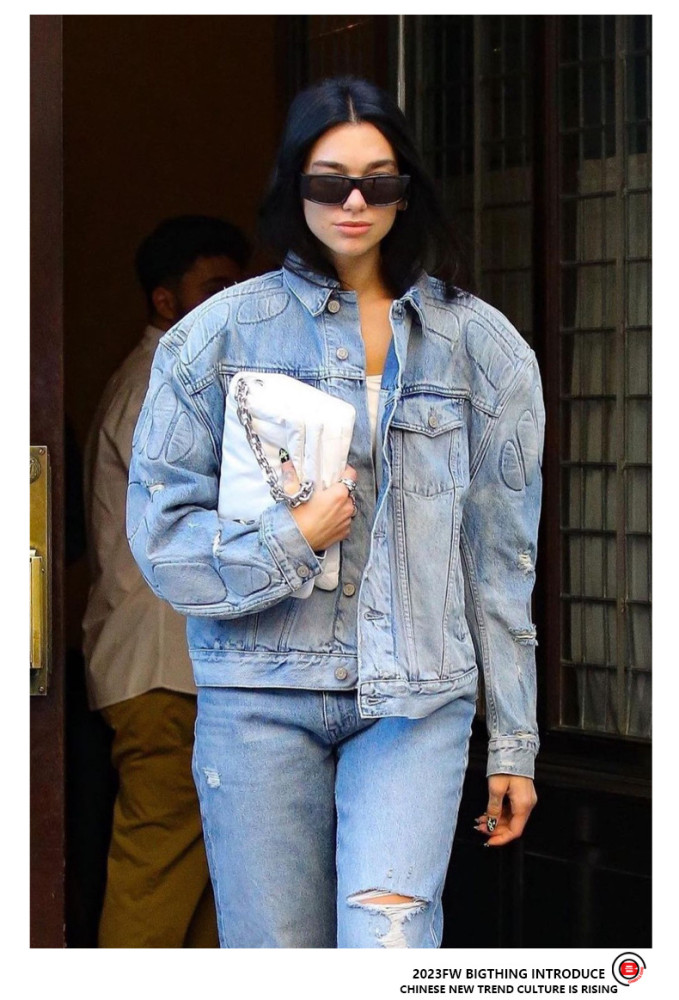 [50% Off]Armour style making old cat whiskers torn denim Jacket Kanye West YZY 23947316