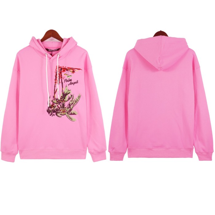 Flame Palm Embroidered Hoodie 2 colors