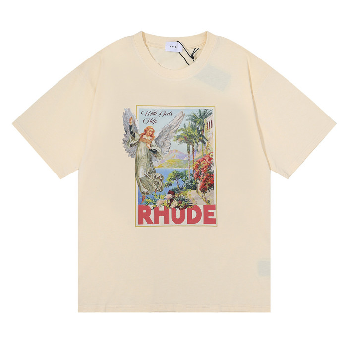 [buy more save more] Angel's Backyard Print Short Sleeve Tee 3 colors