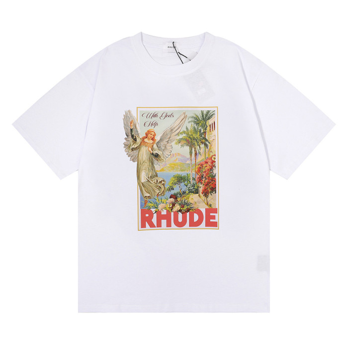 [buy more save more] Angel's Backyard Print Short Sleeve Tee 3 colors