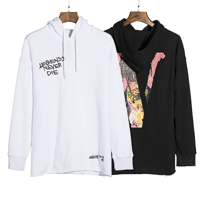 Big V Lava Cutout Print Hoodie 2 colors