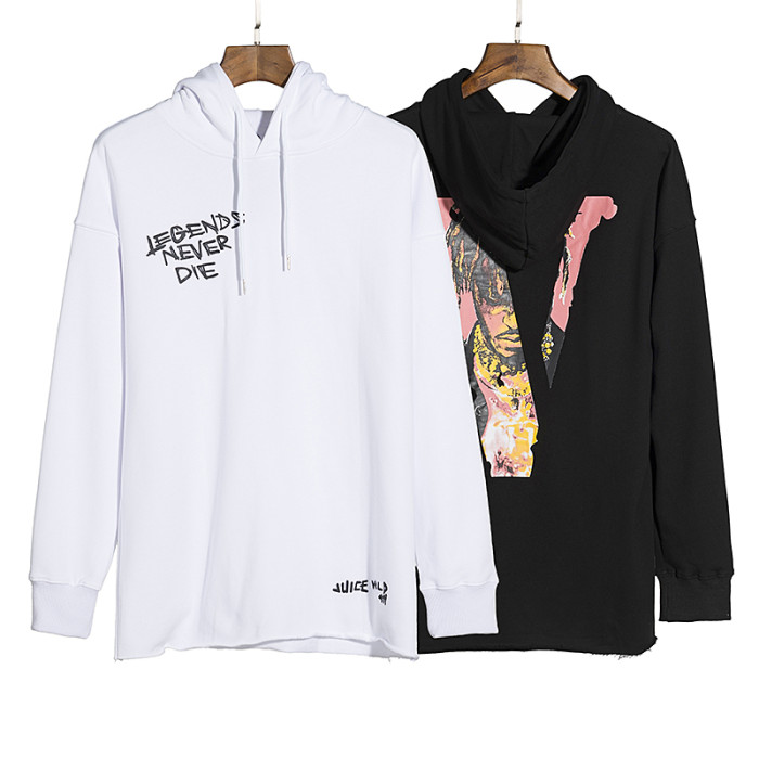 Big V Lava Cutout Print Hoodie 2 colors