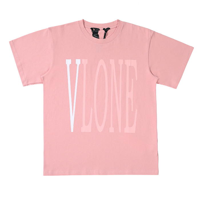 Pink with White Lettering Fitted Short Sleeve tee