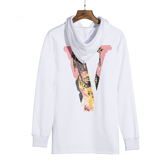 Big V Lava Cutout Print Hoodie 2 colors