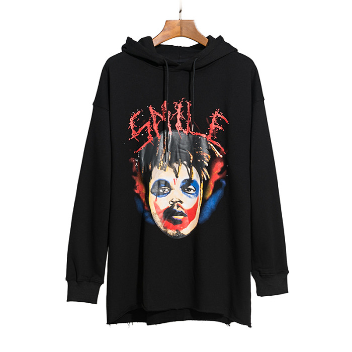 Joker Line Tracing Print Hoodie 2 colors