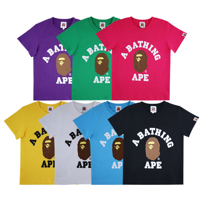 Classic Ape Head Kids Tee for kids 7 Colors
