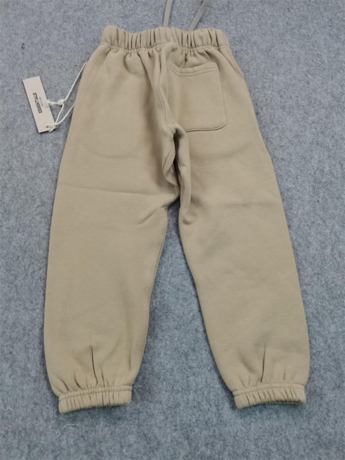 1:1 quality version Basic Solid Color Silicone Font Loose Pants for kids 8 colors