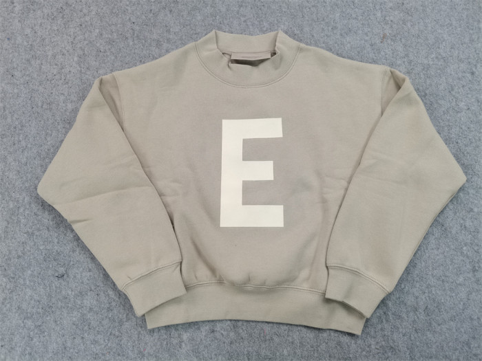 1:1 quality version Big E Monogrammed Crew Neck Sweatshirt for kids 7 colors