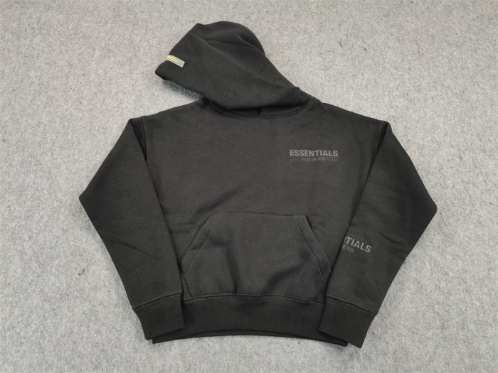 1:1 quality version Trendy Personalized Reflective Letter Silicone Hoodie for kids 4 colors
