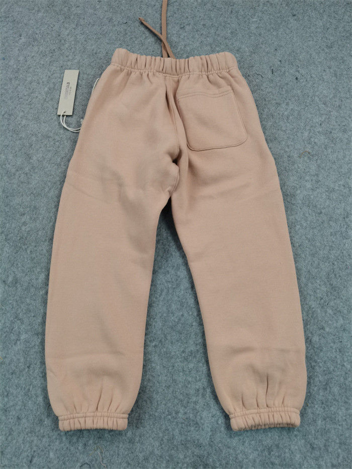 1:1 quality version Basic Solid Color Silicone Font Loose Pants for kids 8 colors