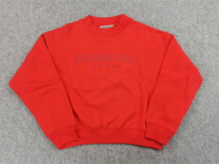 1:1 quality version Simple Compound Line Silicone Kids Crew Neck Sweatshirt for kids 5 colors