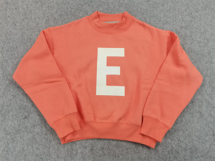 1:1 quality version Big E Monogrammed Crew Neck Sweatshirt for kids 7 colors