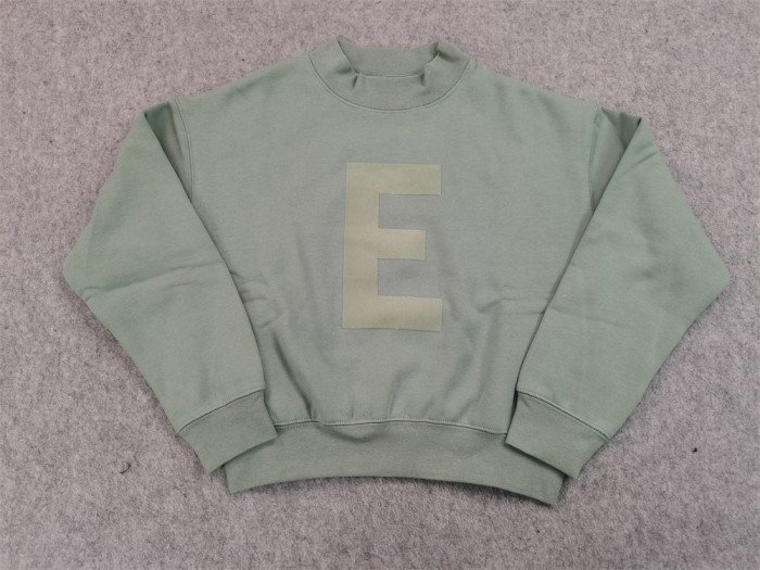 1:1 quality version Big E Monogrammed Crew Neck Sweatshirt for kids 7 colors