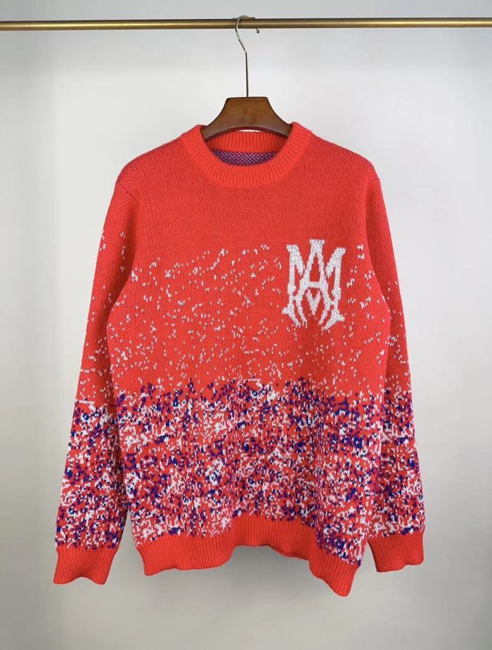 Seahorse Sweater Colorful Letter Sweater 3 colors