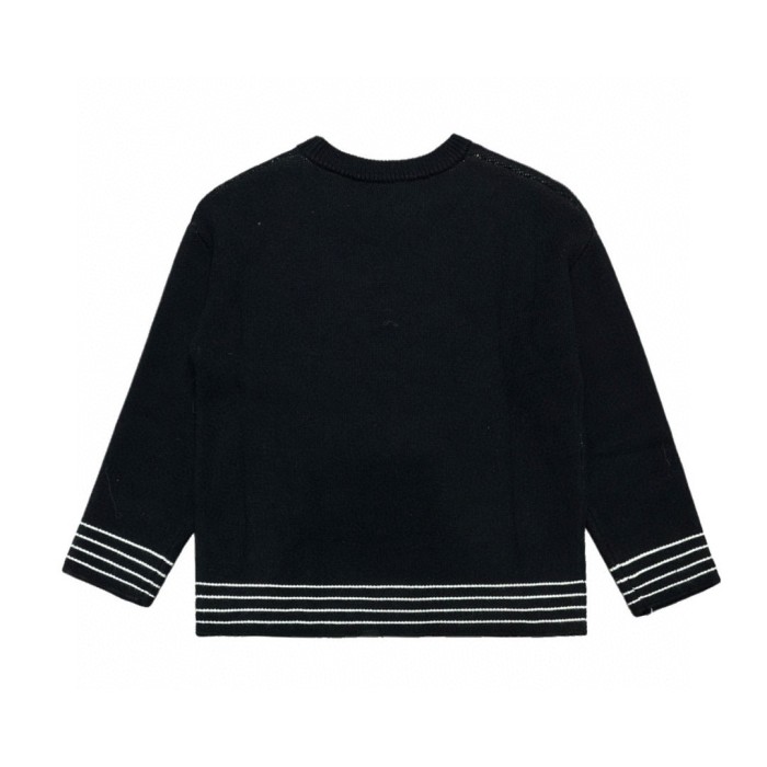 Dark Bone Casual Crew Neck Sweater
