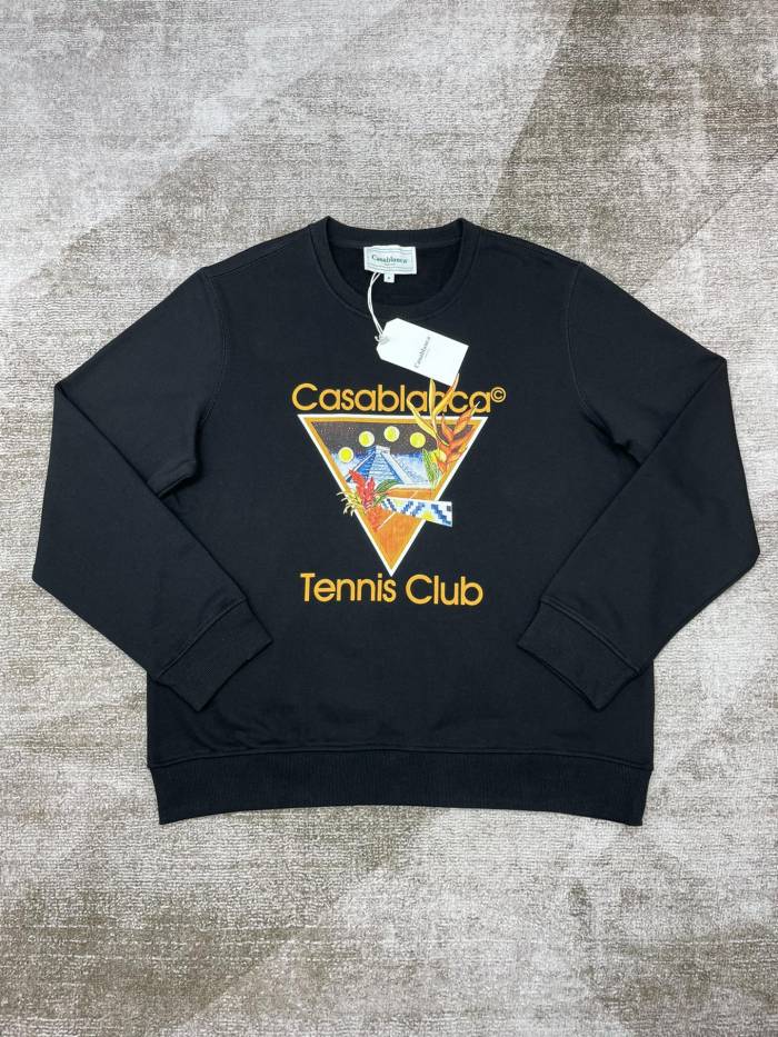1:1 quality version Planet and Tower Print Crew Neck Sweatshirt