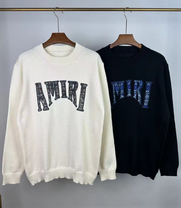 [Buy More Save More] Simple Applique Embroidery Pullover Knit Sweater 2 colors