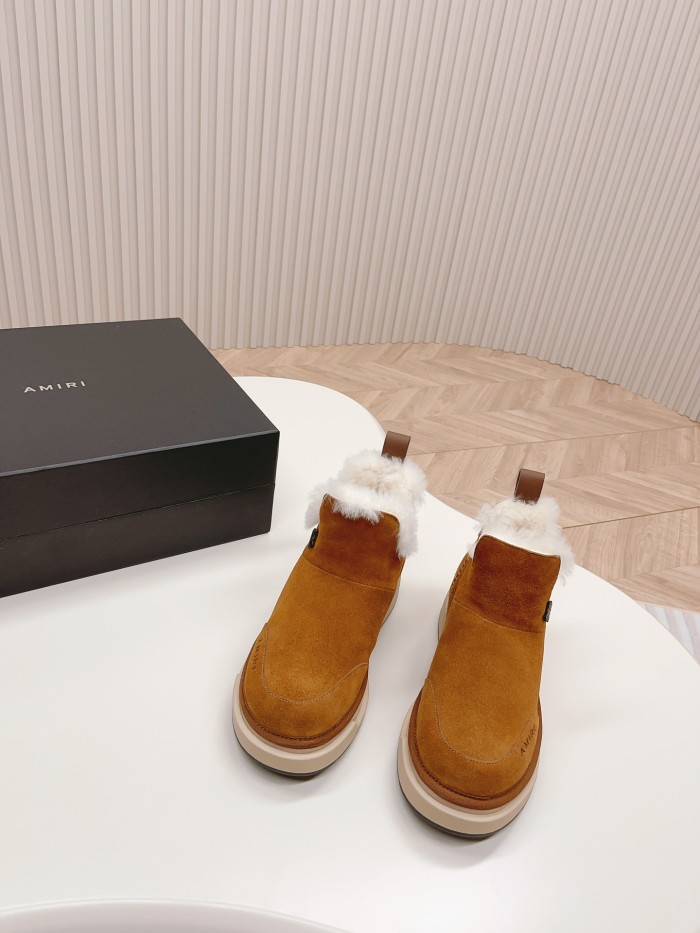 1:1 quality version Chunky Snow Boots with Scooped Sides 4 colors