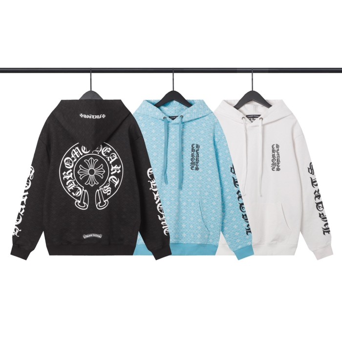 Old Flower Dark Loose Hooded Sweatshirt 3 colors