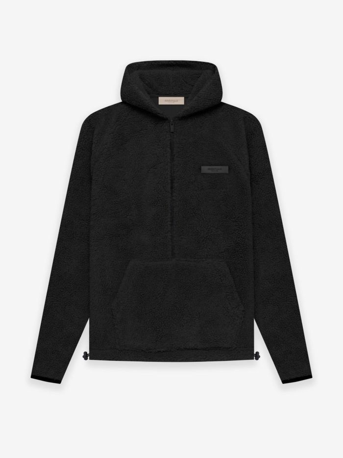 1:1 quality version Half-zip fleece hoodie 4 colors