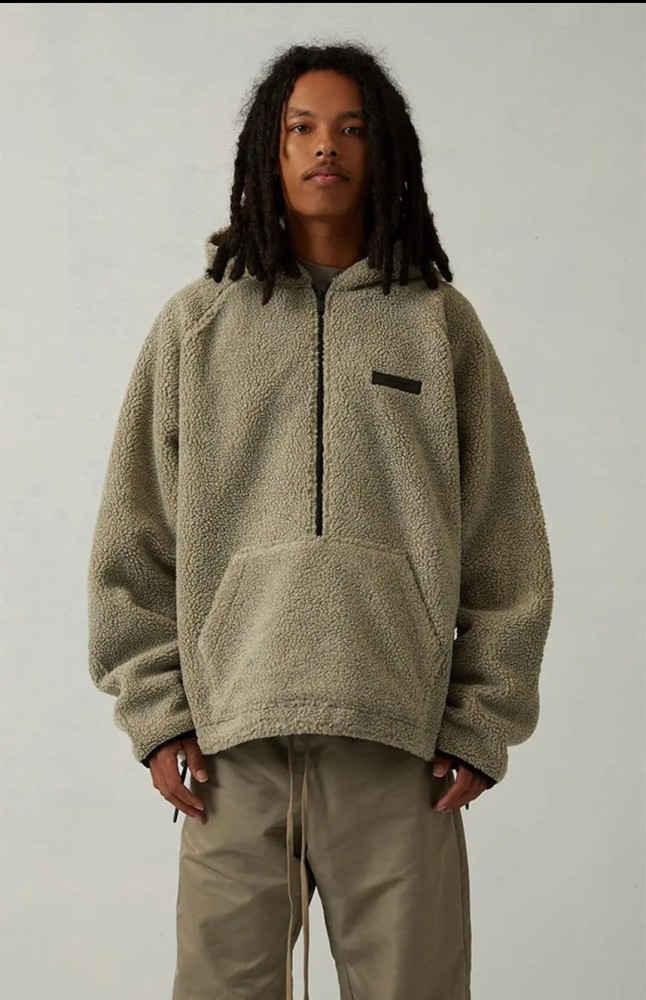 1:1 quality version Half-zip fleece hoodie 4 colors