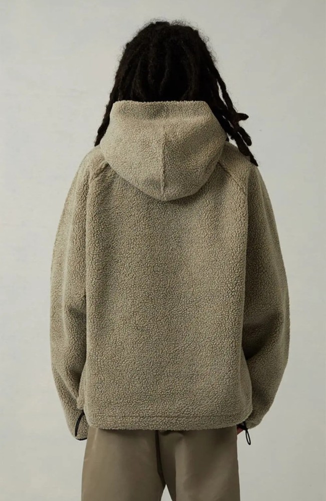 1:1 quality version Half-zip fleece hoodie 4 colors