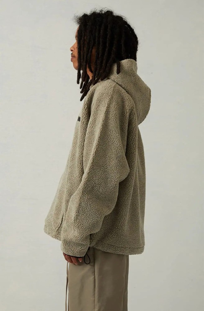1:1 quality version Half-zip fleece hoodie 4 colors
