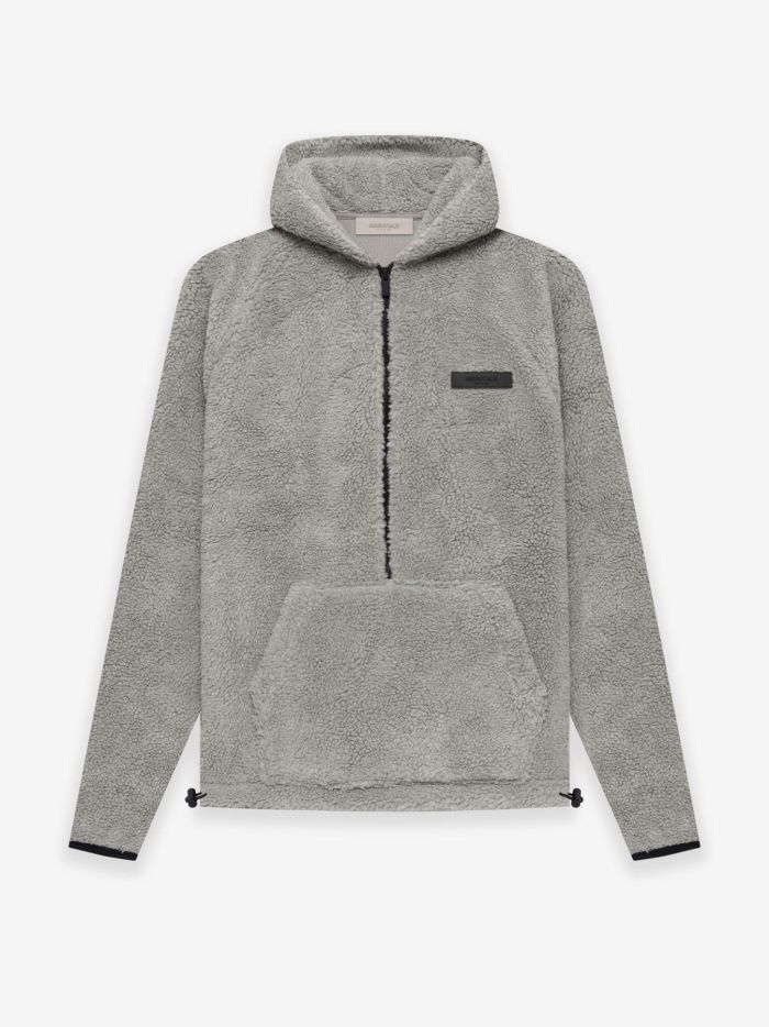 1:1 quality version Half-zip fleece hoodie 4 colors