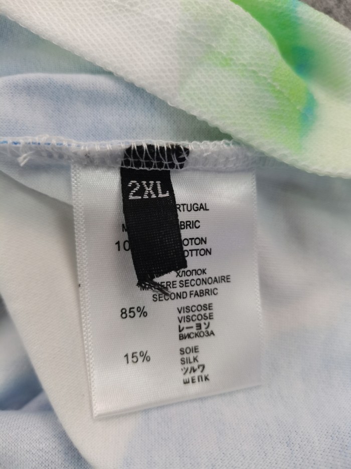 [Buy More Save More]Rainbow Letter Tie-Dye Print Short Sleeve Tee