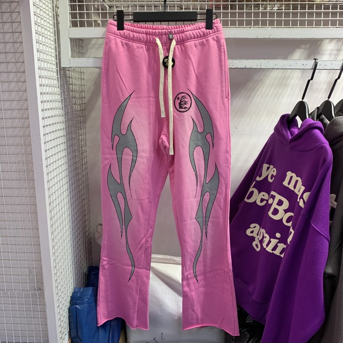 [50% Off]Casual pants with shaped leg print 24001718