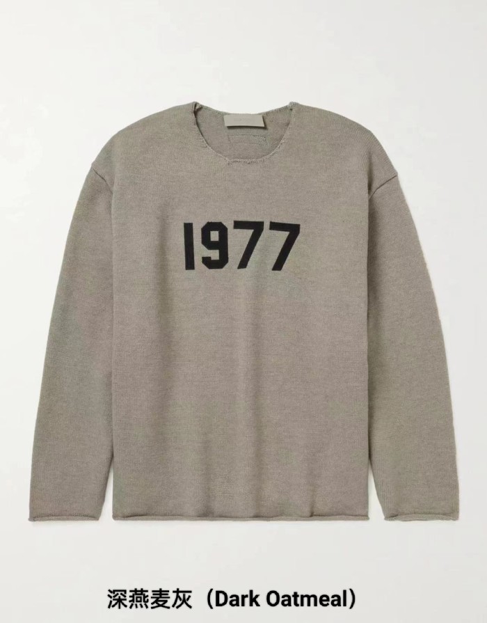 1:1 quality version Pullover Appliquéd Rolled Sweater 3 colors