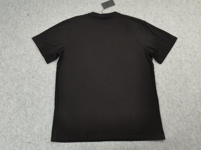 [Buy More Save More]Inverted Triangle Label Simple Print Short Sleeve Tee
