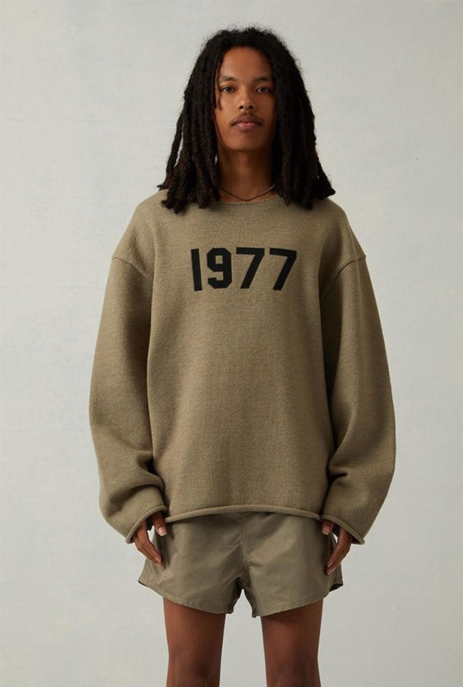 1:1 quality version Pullover Appliquéd Rolled Sweater 3 colors